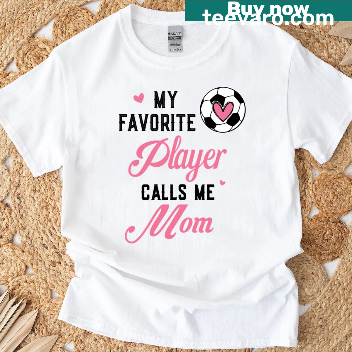 Cute text for soccer moms on a t-shirt — on a men's t-shirt
