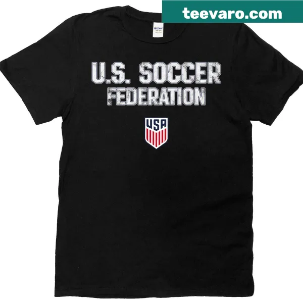 Official USA Soccer t-shirt with federation emblem