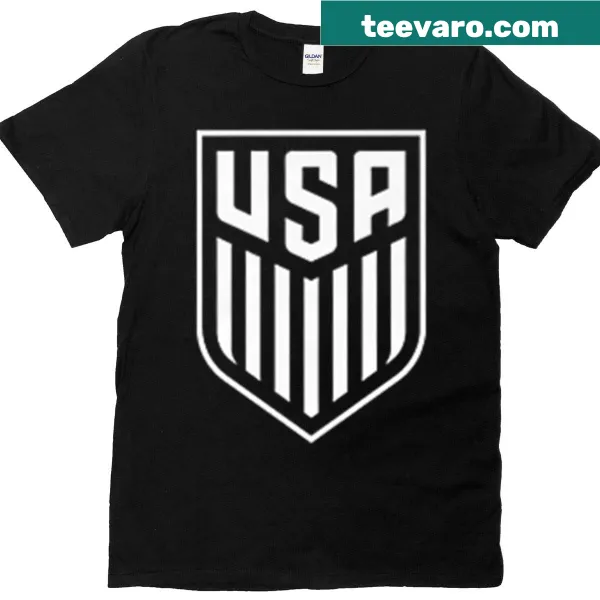Premium t-shirt featuring the Old Glory USA Soccer design