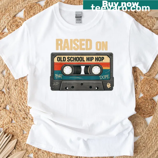 Vintage T-shirt featuring a cassette tape and graffiti design