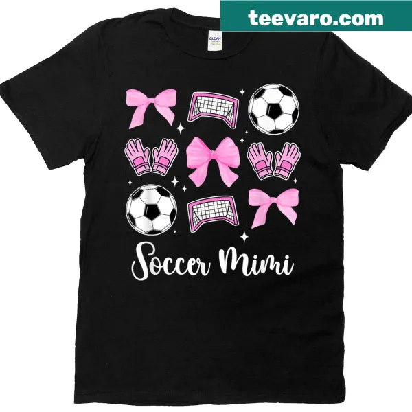 Mimi of a Soccer Player T-shirt for grandmothers
