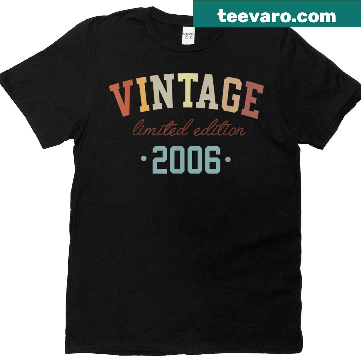 Vintage 19th birthday t-shirt with distressed '19 Years Old' text — on a men's t-shirt