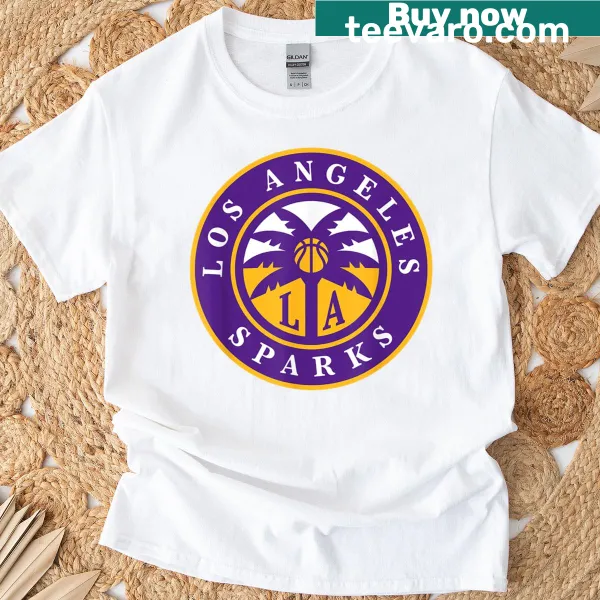 Los Angeles Sparks logo T-shirt designed for WNBA fans and supporters