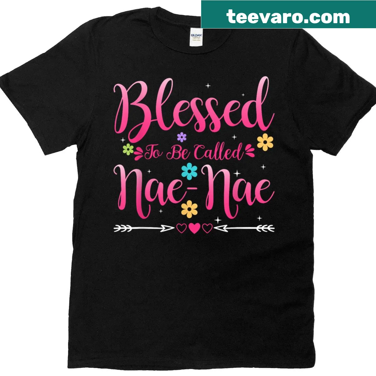 Nae-nae t-shirt featuring the phrase Blessed To Be Called Nae-nae — on a men's t-shirt