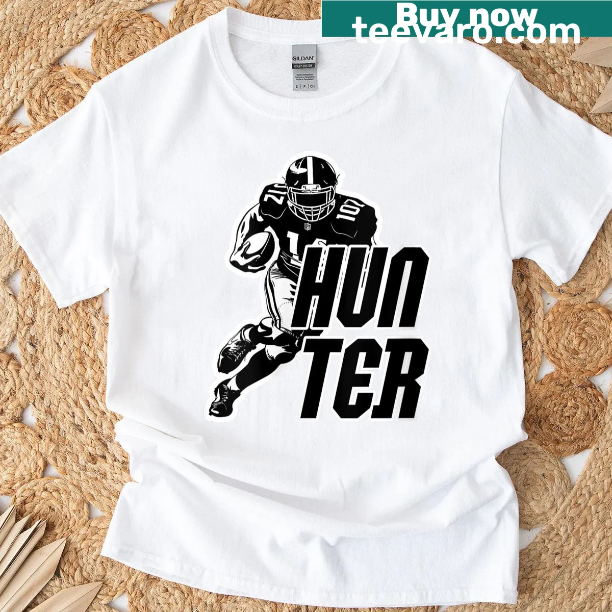 Graphic T-shirt for women celebrating football wide receivers — on a men's t-shirt