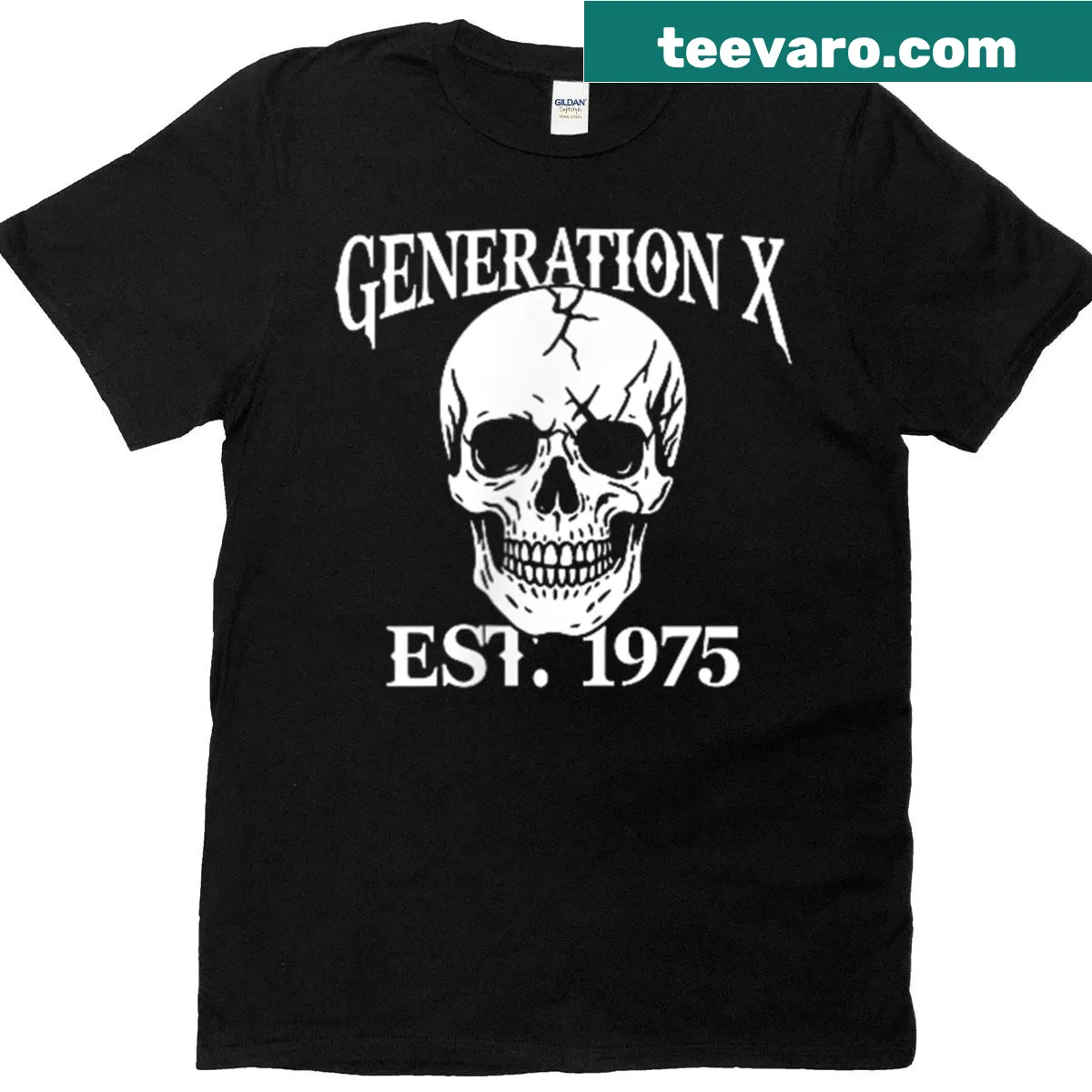Nostalgic T-shirt for Generation X featuring a meaningful phrase — on a men's t-shirt