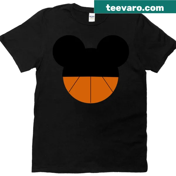 Oversized T-shirt with playful basketball graphic
