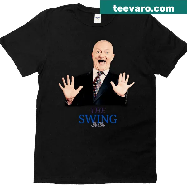 Cinematic digital portrait of Antony Green on a T-shirt