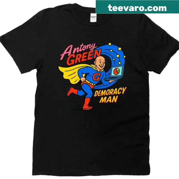 Democracy-themed t-shirt honoring Antony Green
