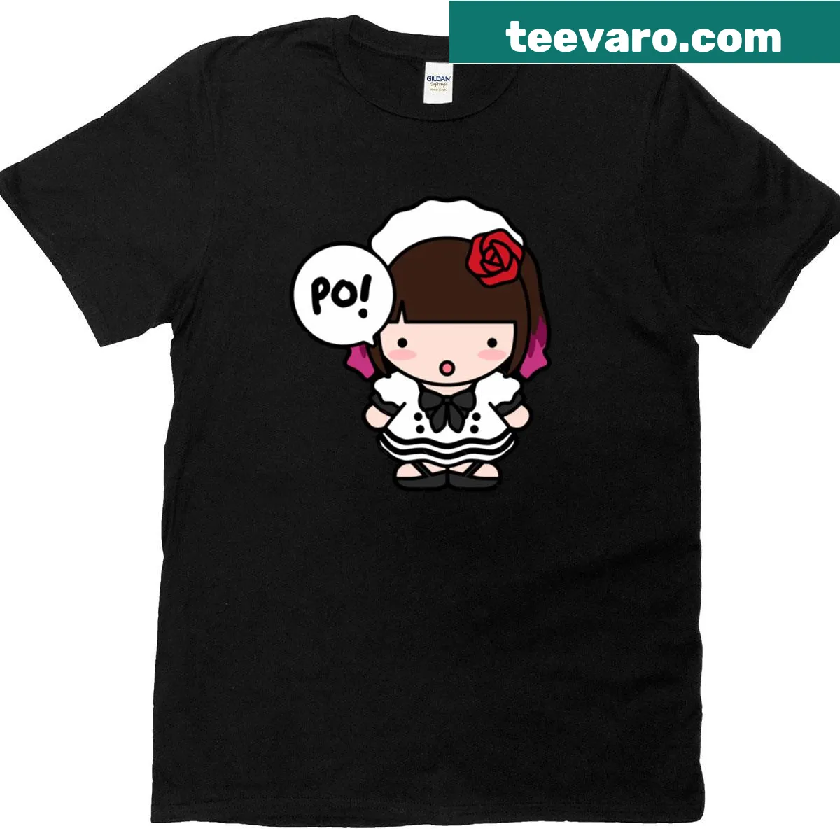 Vintage-inspired T-shirt featuring Miku Kobato from Band-maid — on a men's t-shirt