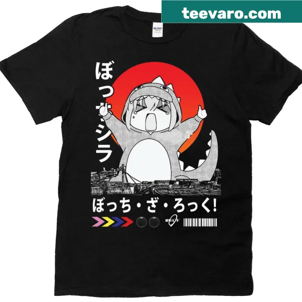 T-shirt showcasing 'Bocchi The Rock - Kessoku Band'