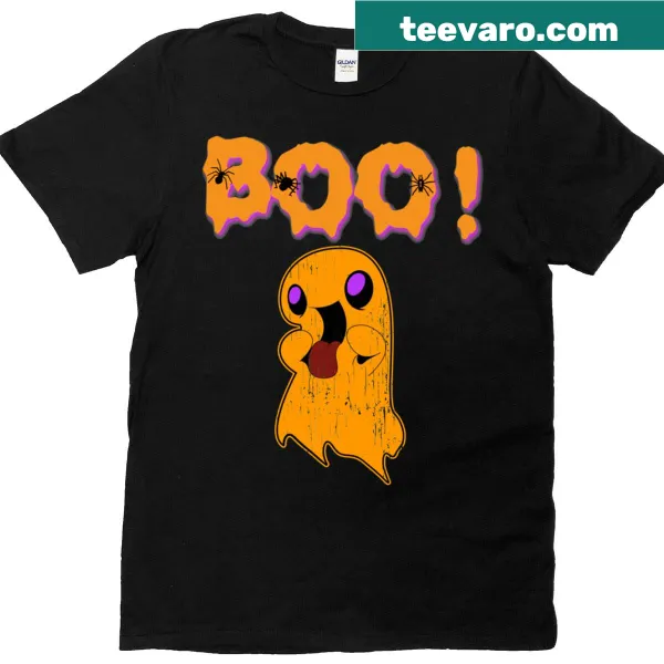 Cute cartoon ghost for Halloween T-shirt