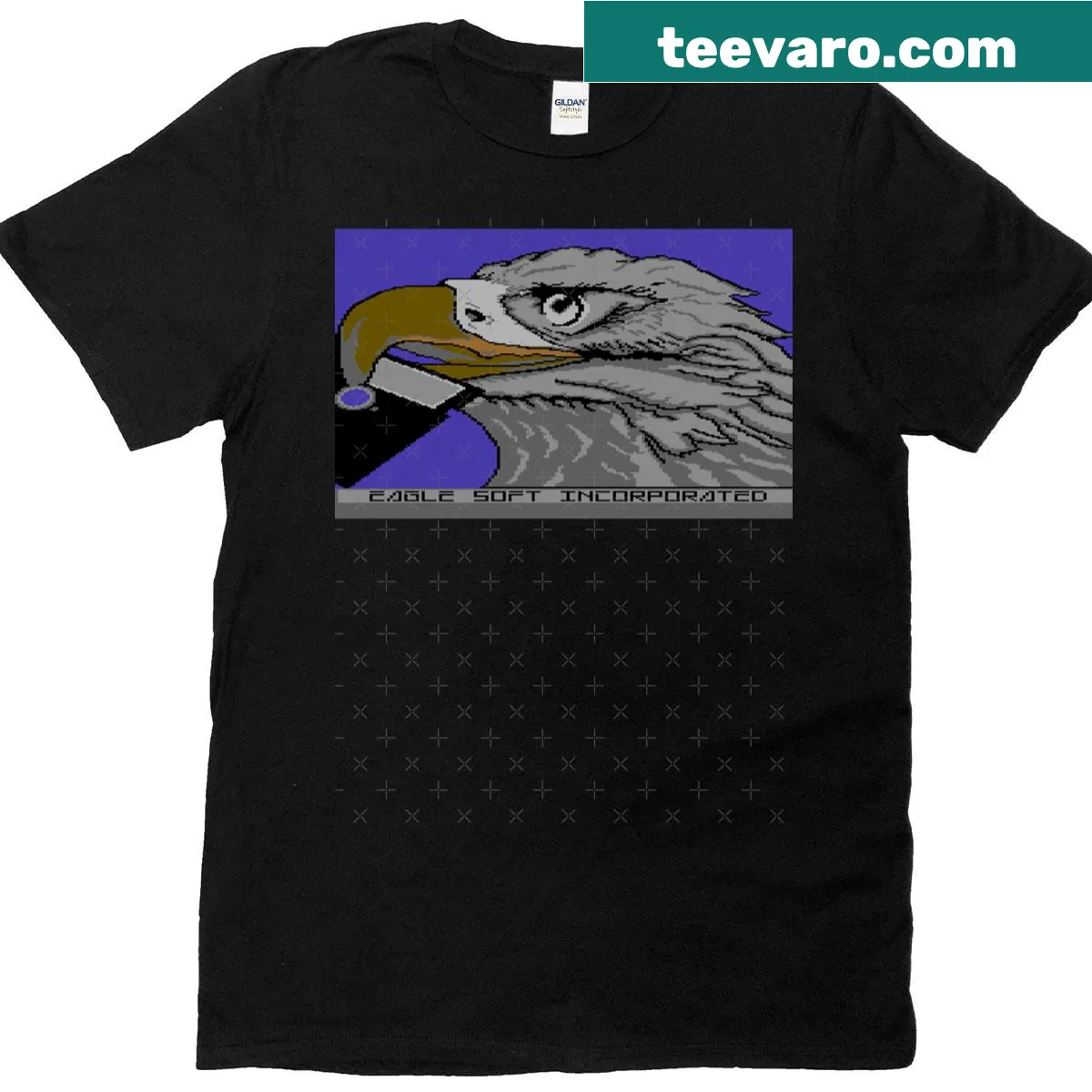 Oversized retro gaming t-shirt celebrating C64 culture — on a men's t-shirt
