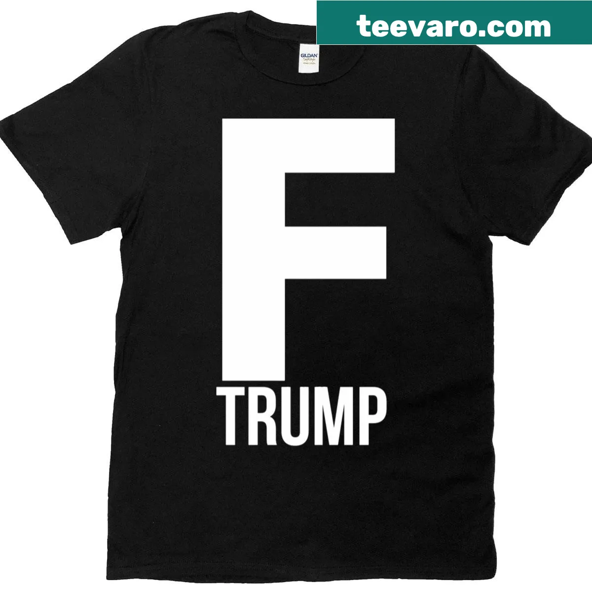 Bold anti-Trump graphic t-shirt with humorous text — on a men's t-shirt