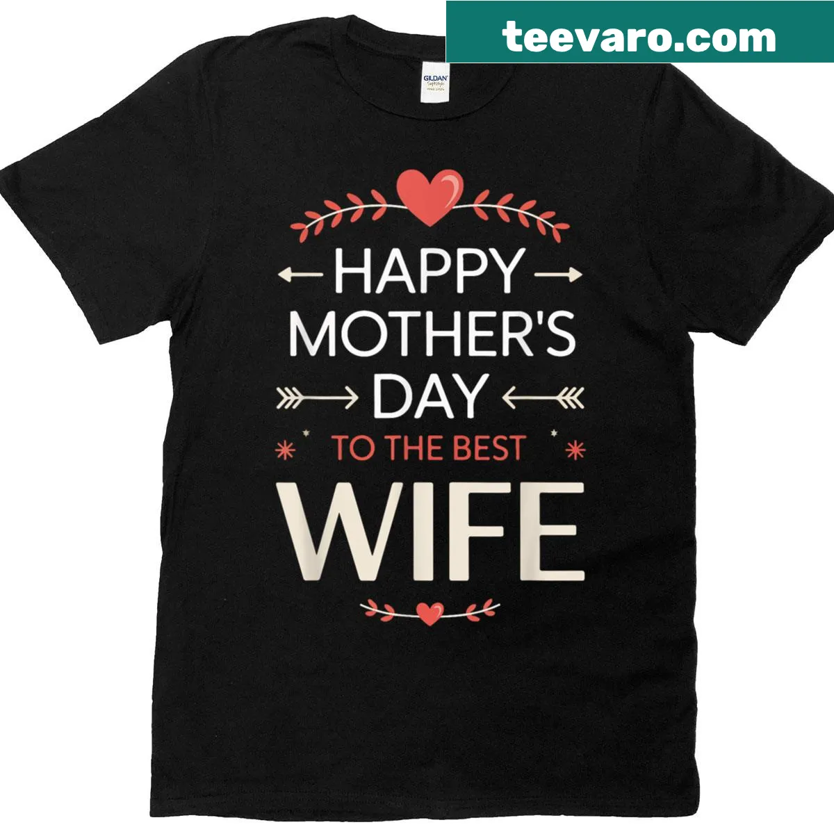 Sentimental Mother's Day t-shirt for wives with a heartfelt quote. — on a men's t-shirt