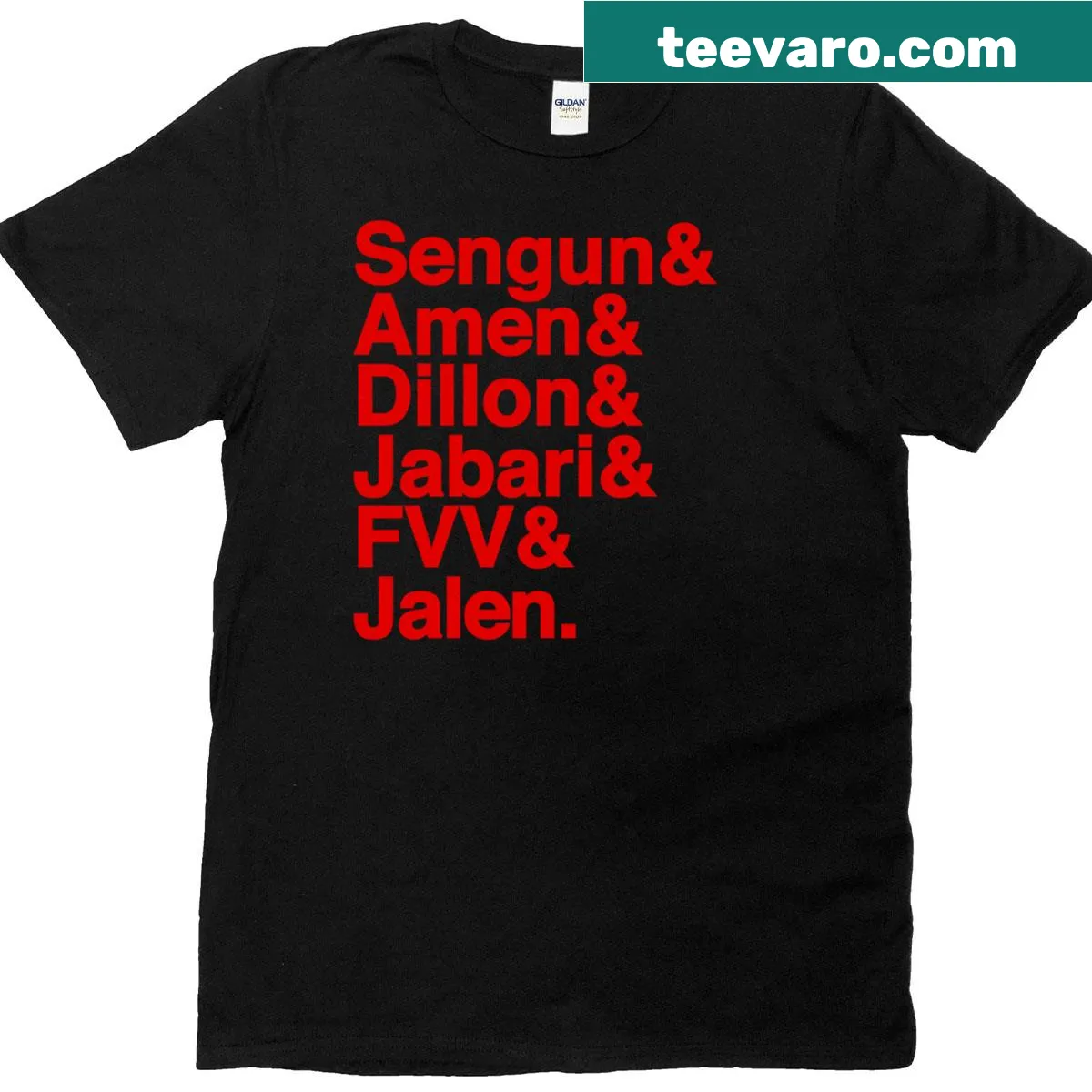 Bold t-shirt with Houston Basketball emblem graphic — on a men's t-shirt