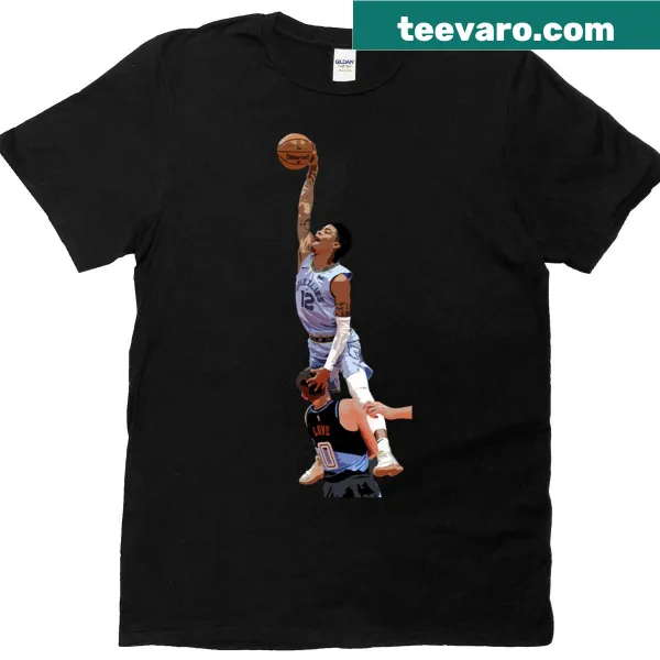 T-shirt featuring Ja Morant design for basketball fans.