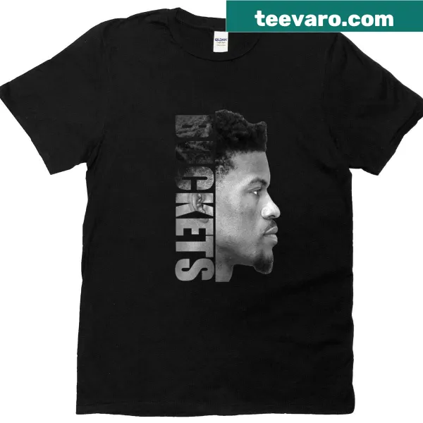 Illustrated T-shirt featuring basketball player Jimmy Butler
