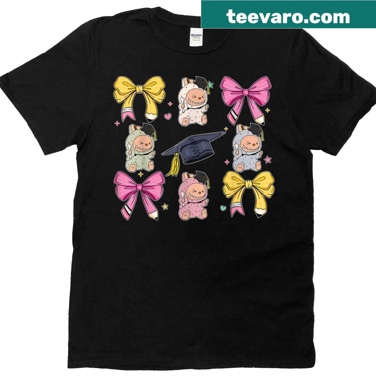 Kids T-shirt for graduation with 'Class of 2025' graphic — on a men's t-shirt