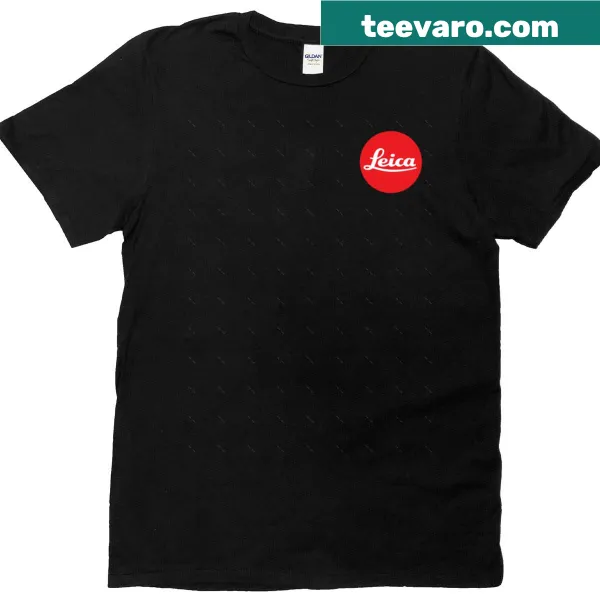 Oversized T-shirt featuring a minimalist Leica design
