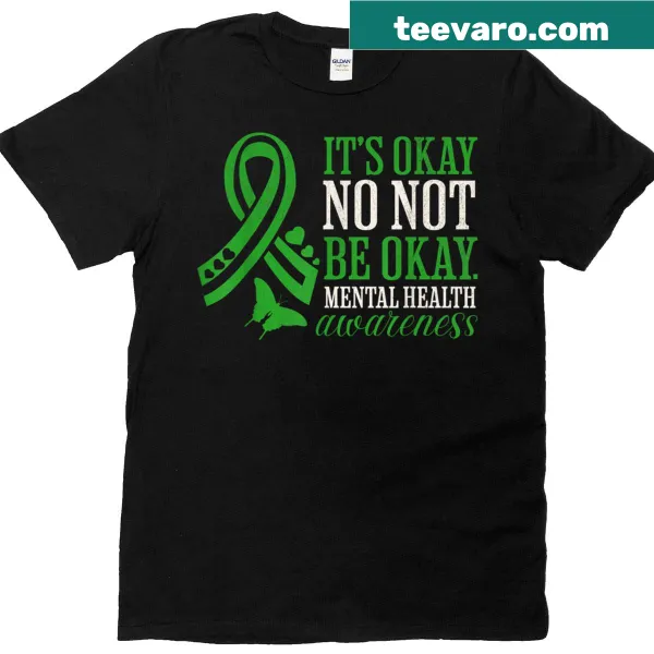 Vintage-style T-shirt promoting mental health awareness