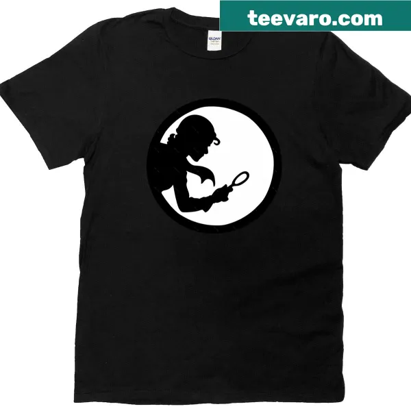 T-shirt featuring a design inspired by Nancy Drew