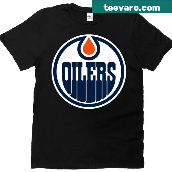 T-shirt featuring the Oilers team logo
