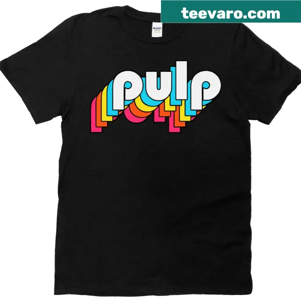 Vintage-style Pulp logo T-shirt with retro typography