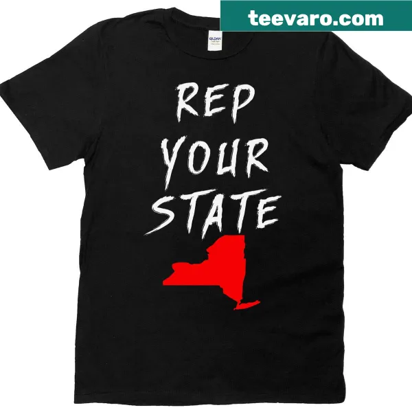 New York-themed T-shirt showcasing state pride