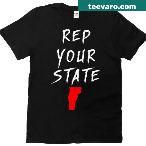 T-shirt that proudly displays Vermont's name and emblem