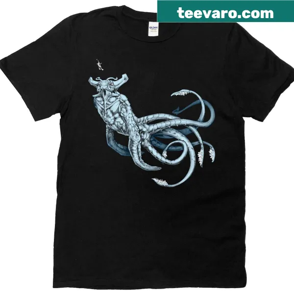 T-shirt with Sea Emperor fantasy illustration
