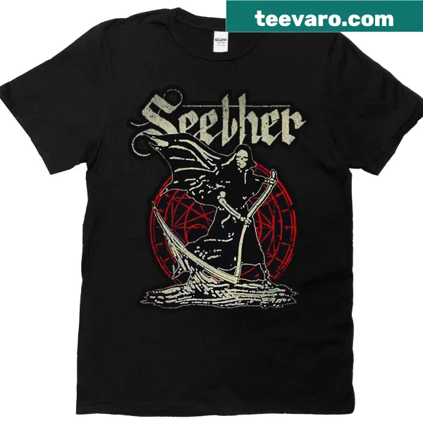 Vintage-style Seether band t-shirt with classic band graphics