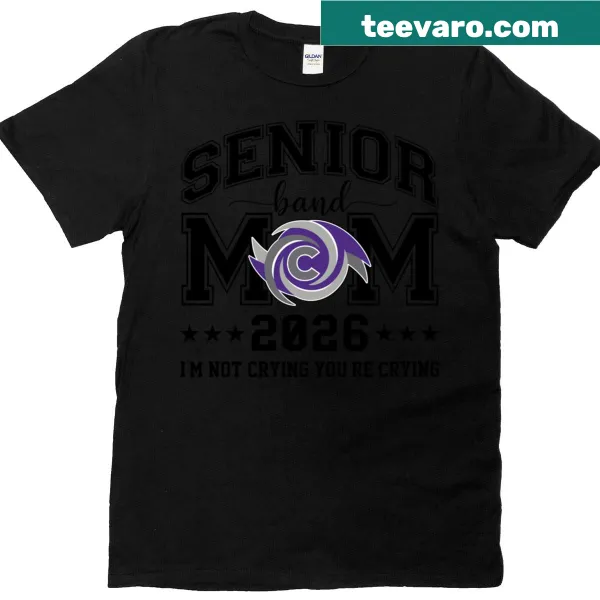 Senior Band Mom t-shirt celebrating the Class of 2026