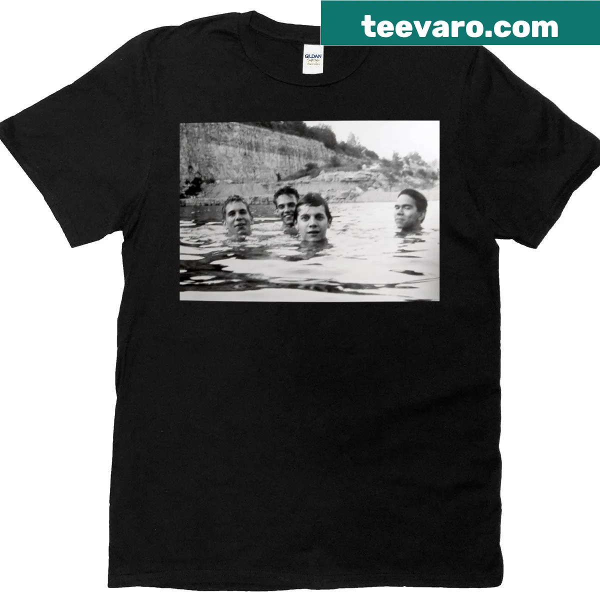 Slint - Spiderland t-shirt featuring artistic album design — on a men's t-shirt