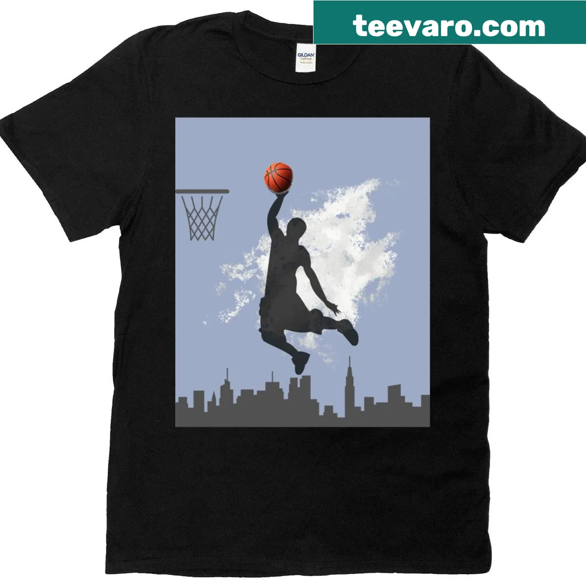 Oversized Street League t-shirt with bold graphics — on a men's t-shirt