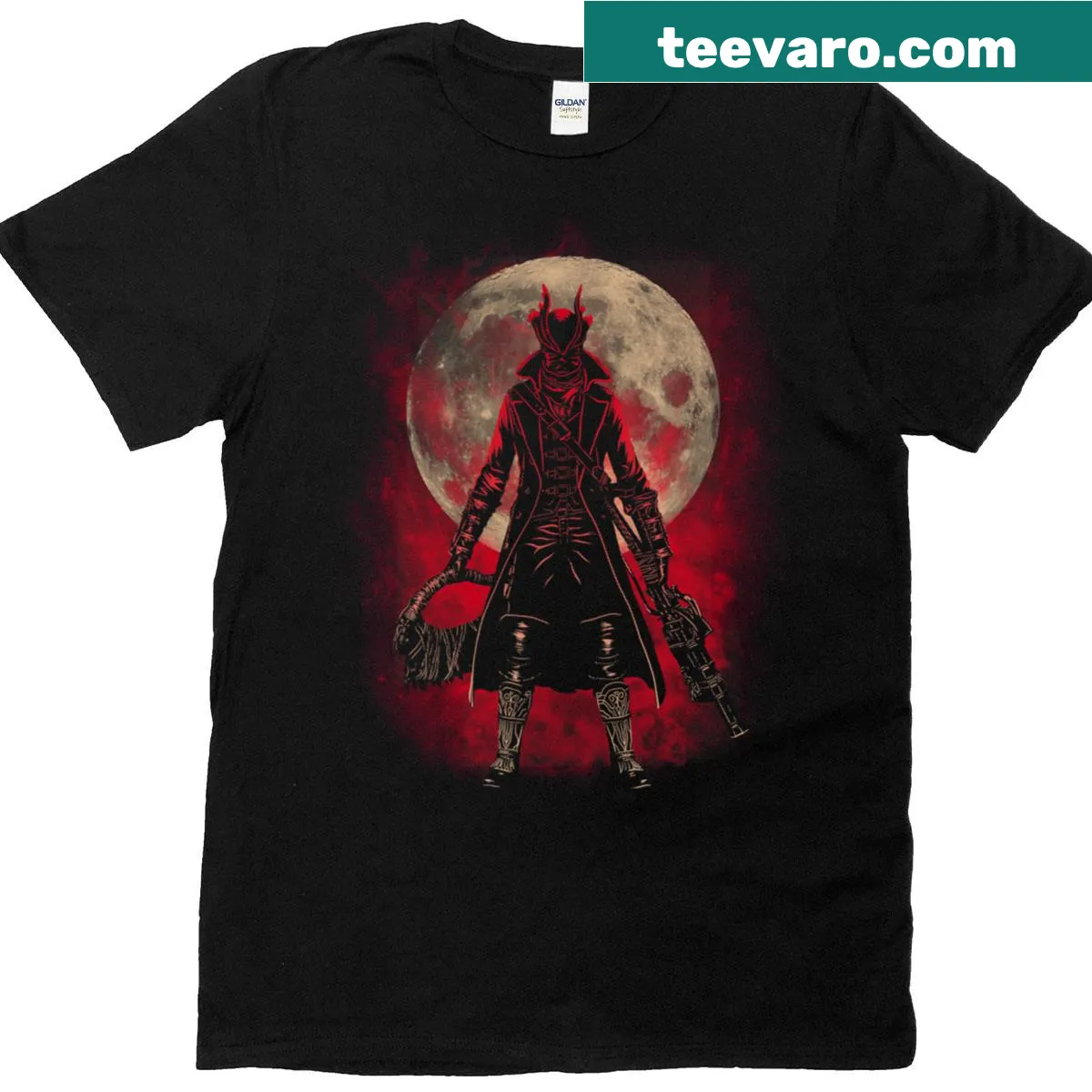 Thoughtful T-shirt featuring a design that celebrates hunting culture. — on a men's t-shirt