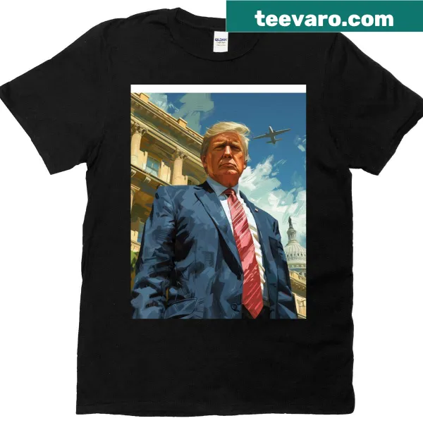 T-shirt with a thought-provoking presidential graphic