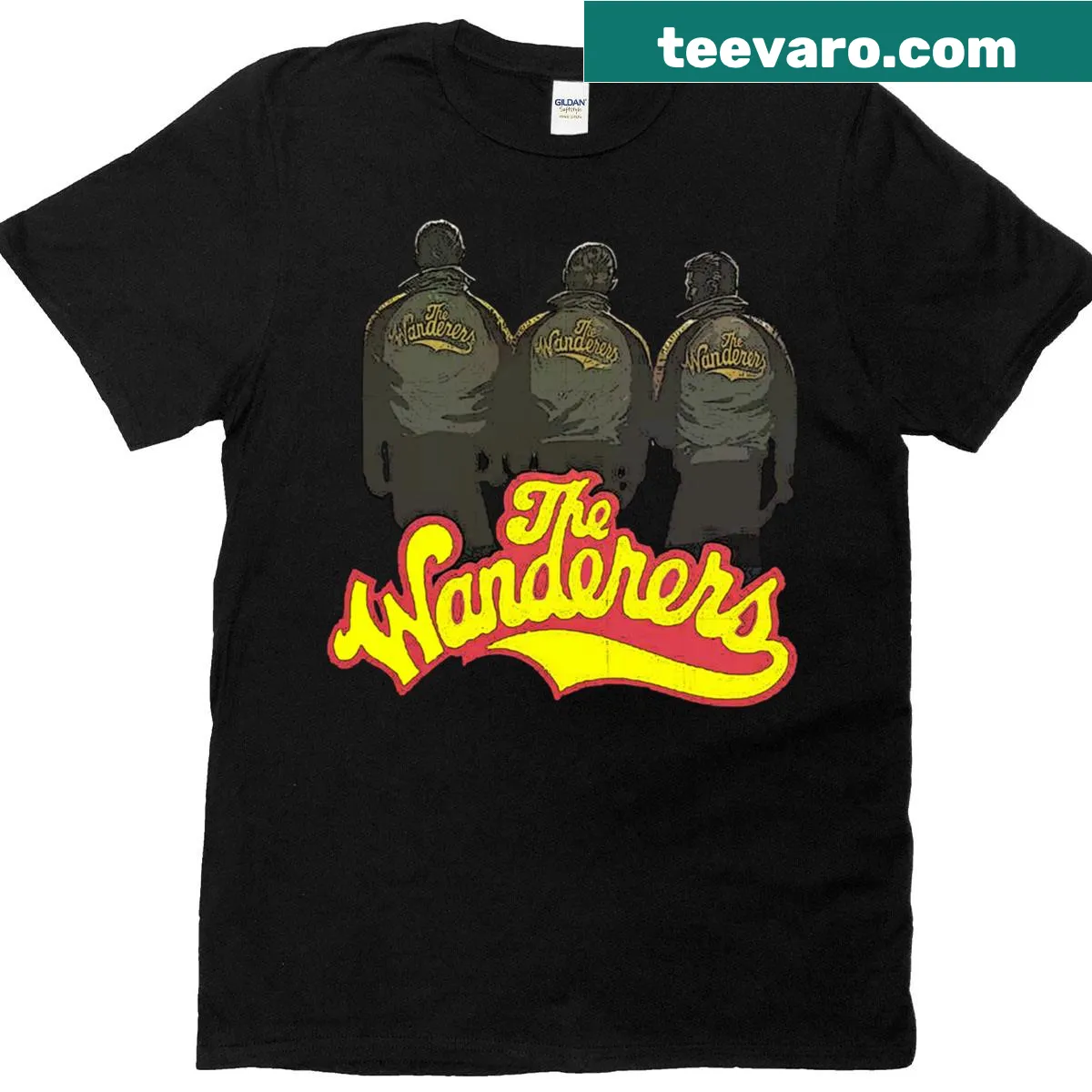 Wanderers themed T-shirt with an adventurous graphic — on a men's t-shirt