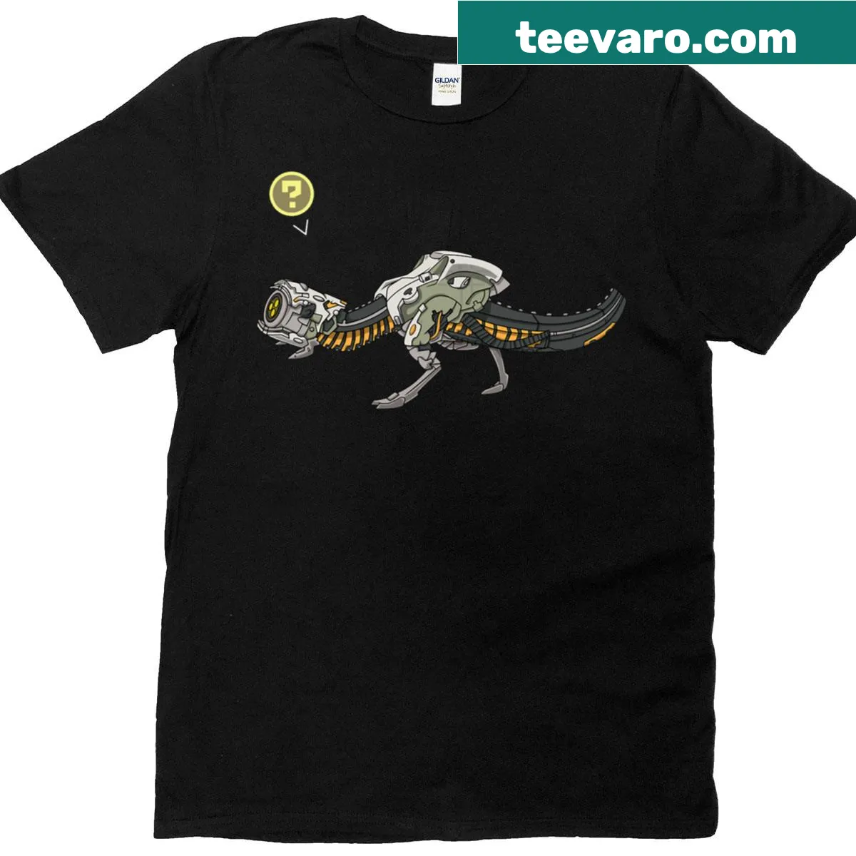 T-shirt inspired by the concept of watchers — on a men's t-shirt