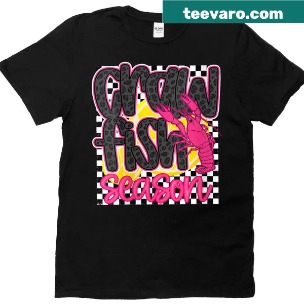 Cute crawfish themed T-shirt for women