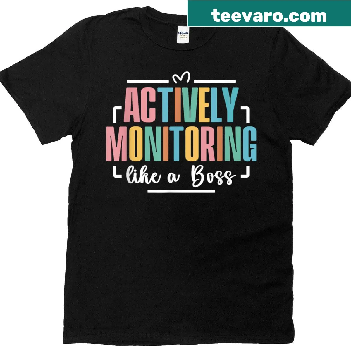 Teacher t-shirt for State Testing Day with funny graphic — on a men's t-shirt