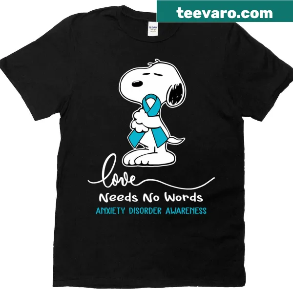 Meaningful anxiety awareness graphic on a t-shirt