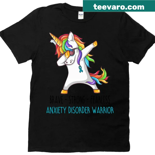 Bold Anxiety Disorder Warrior oversized t-shirt with strong wording.