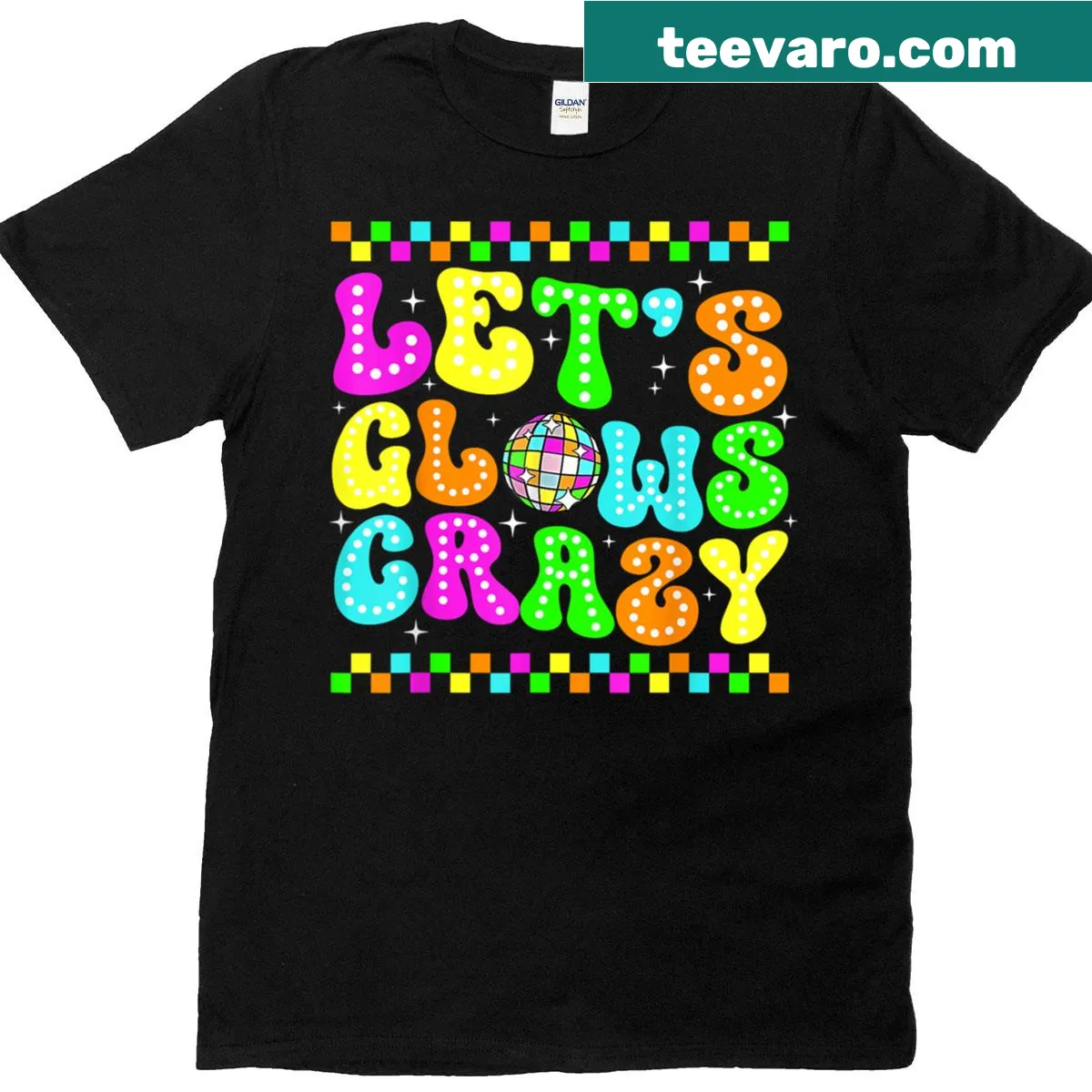 T-shirt with a colorful motivational quote design — on a men's t-shirt