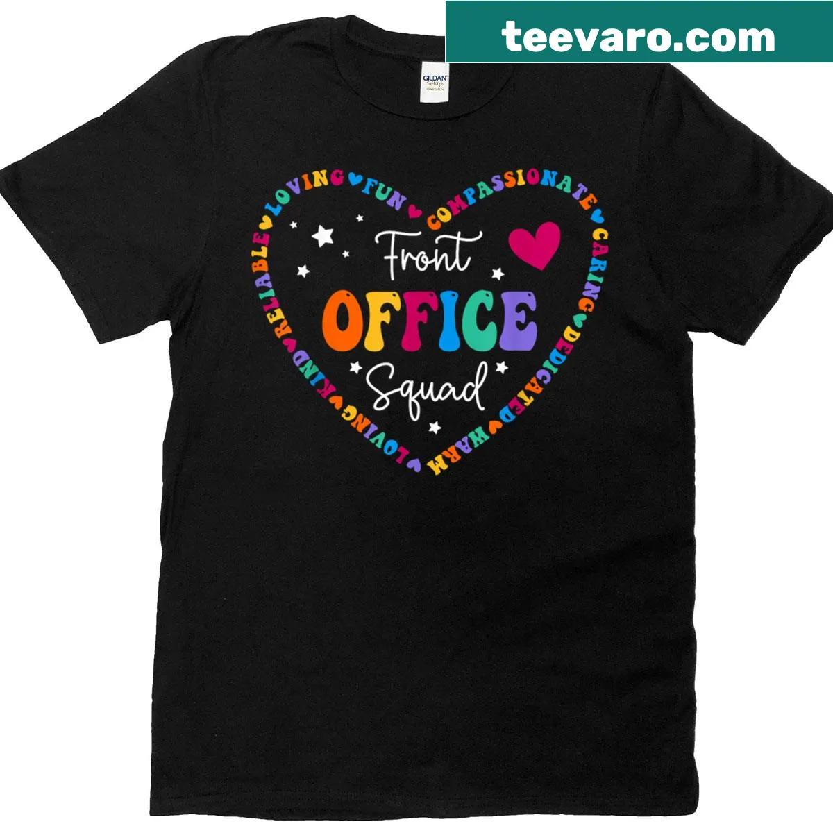 School Secretary T-shirt celebrating appreciation for admin staff — on a men's t-shirt