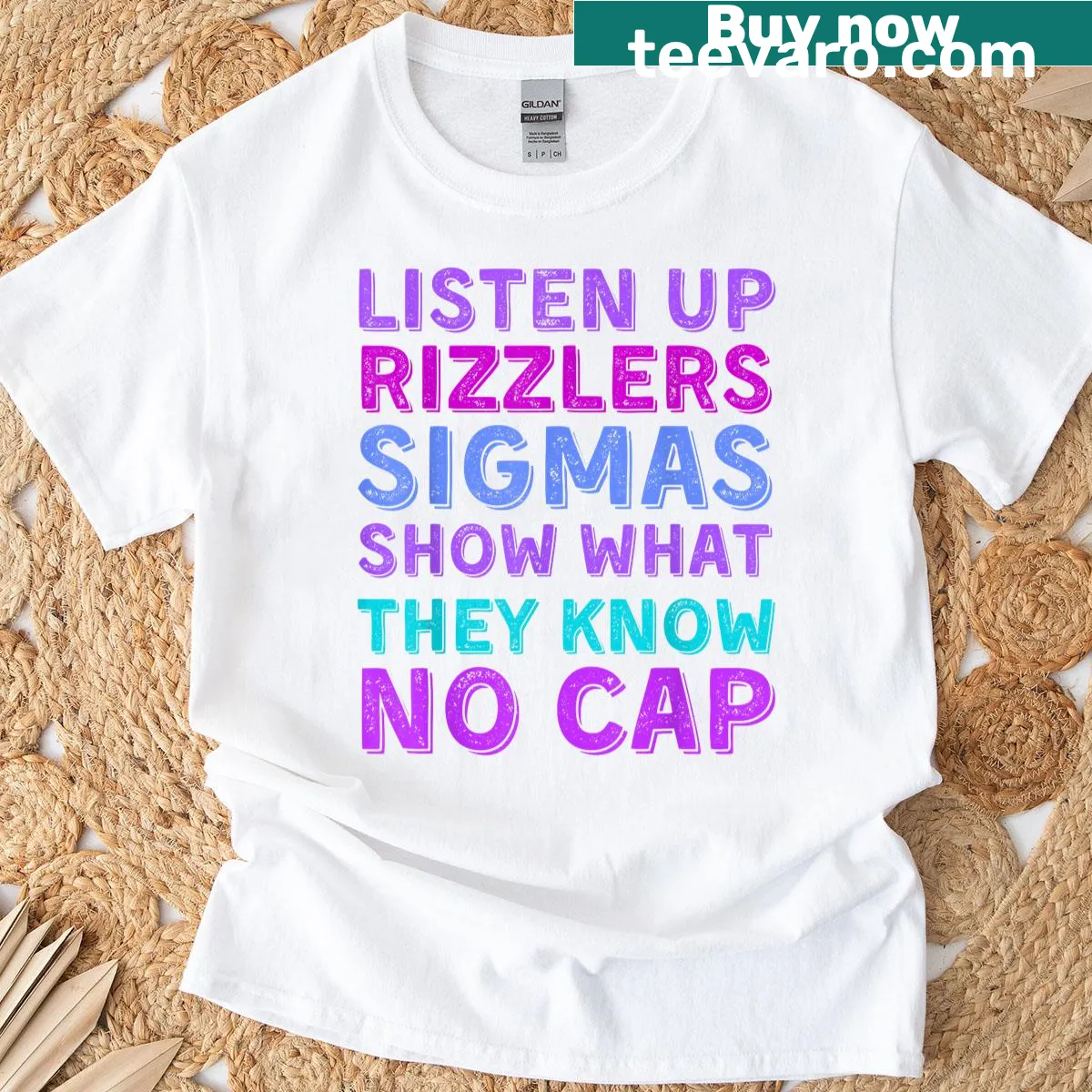 Funny teacher t-shirt with humorous testing phrase — on a men's t-shirt