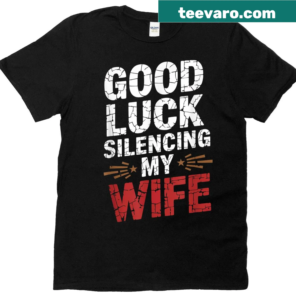 Vintage T-shirt with funny saying about wives for husbands — on a men's t-shirt