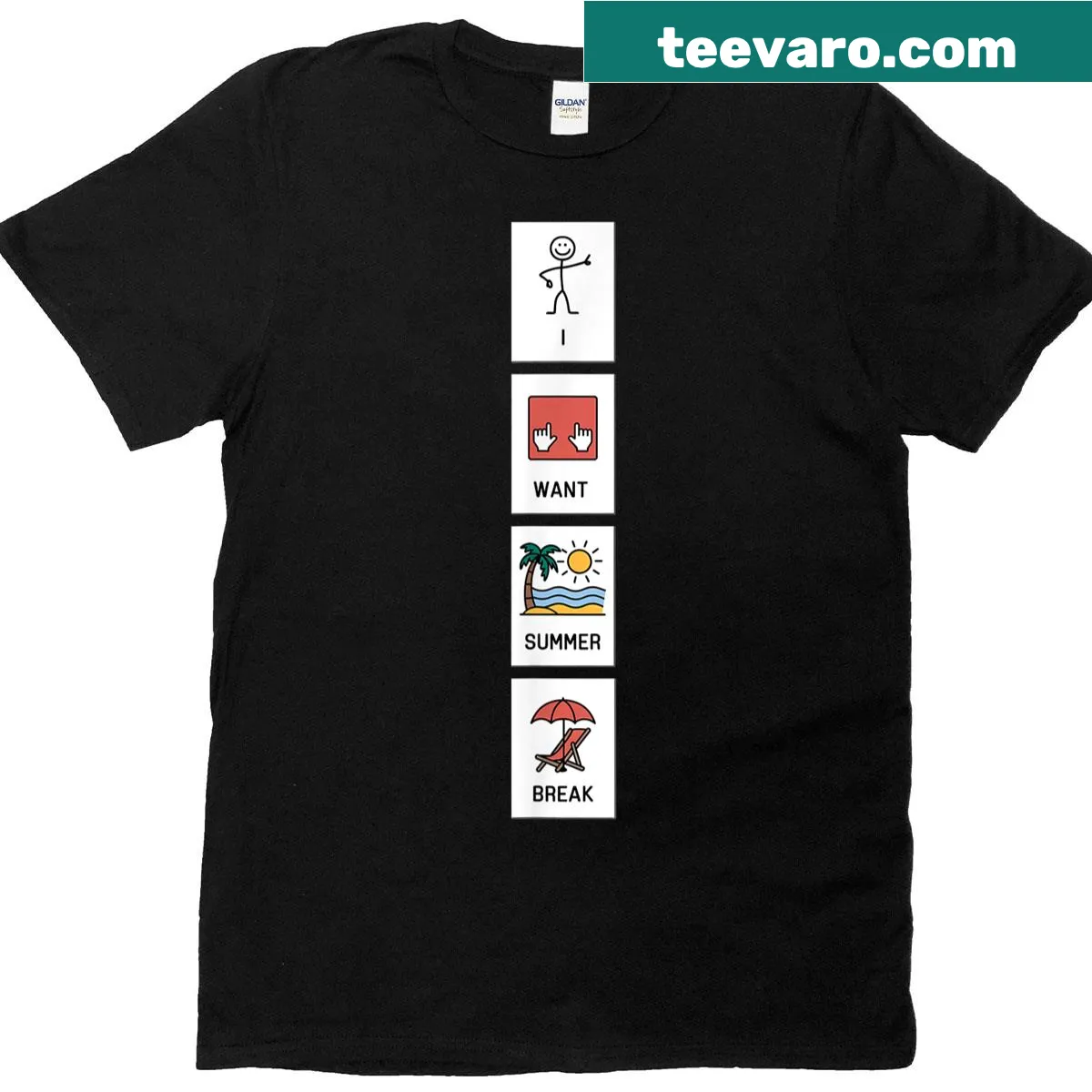 Funny last day of school T-shirt for teachers — on a men's t-shirt