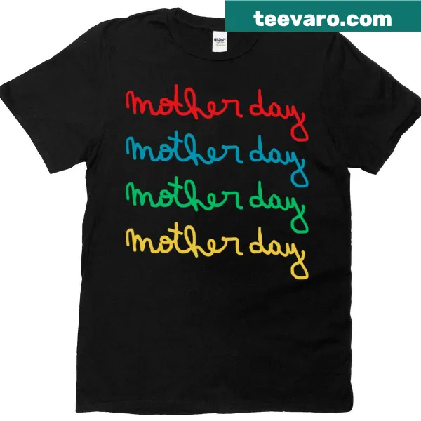 Matching t-shirt for new moms celebrating their first Mother's Day.
