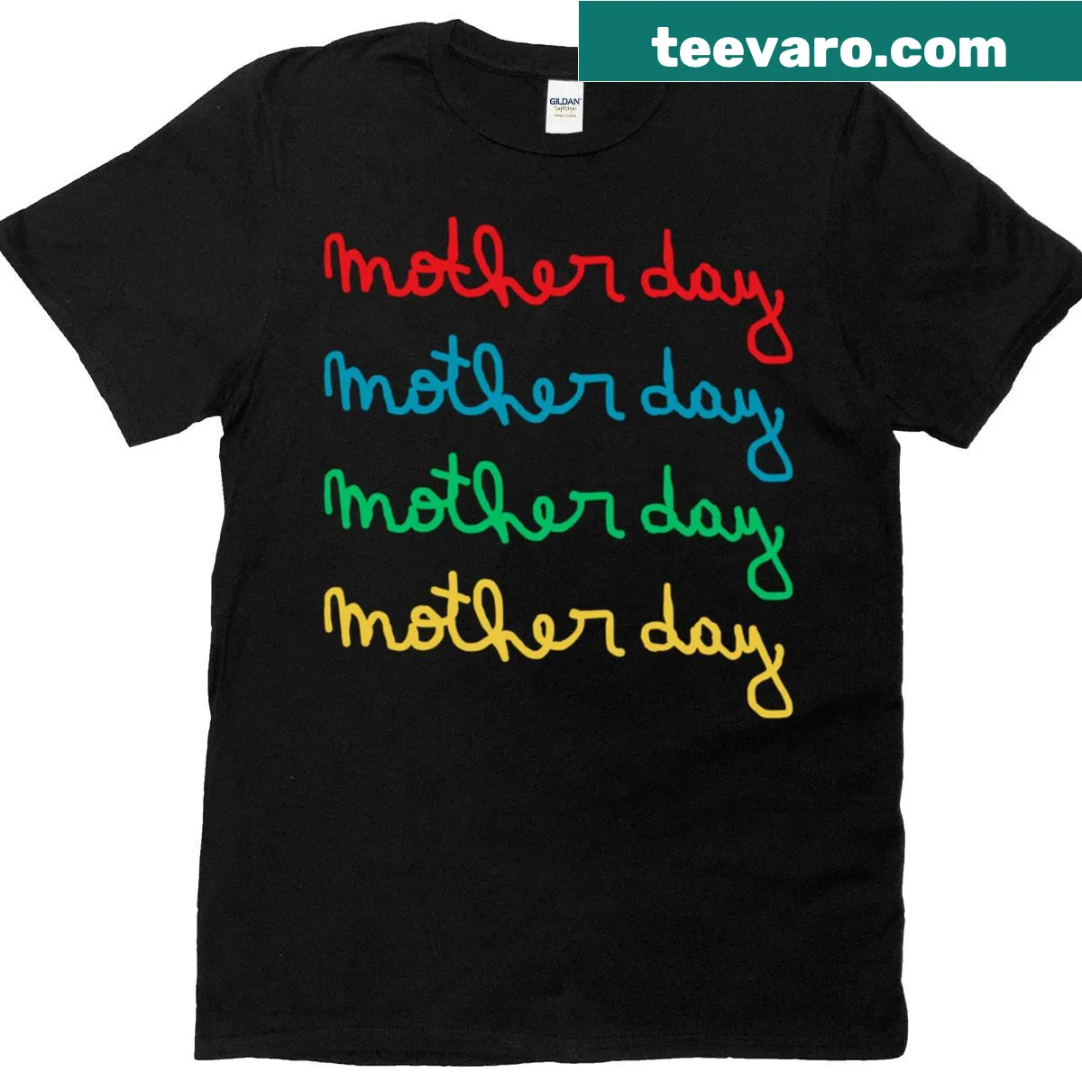 Matching t-shirt for new moms celebrating their first Mother's Day. — on a men's t-shirt